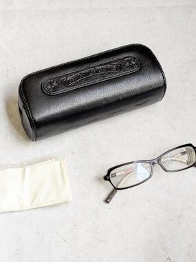 Chrome Hearts Landing Strip Eyelasses Black Lenses Only Magnified